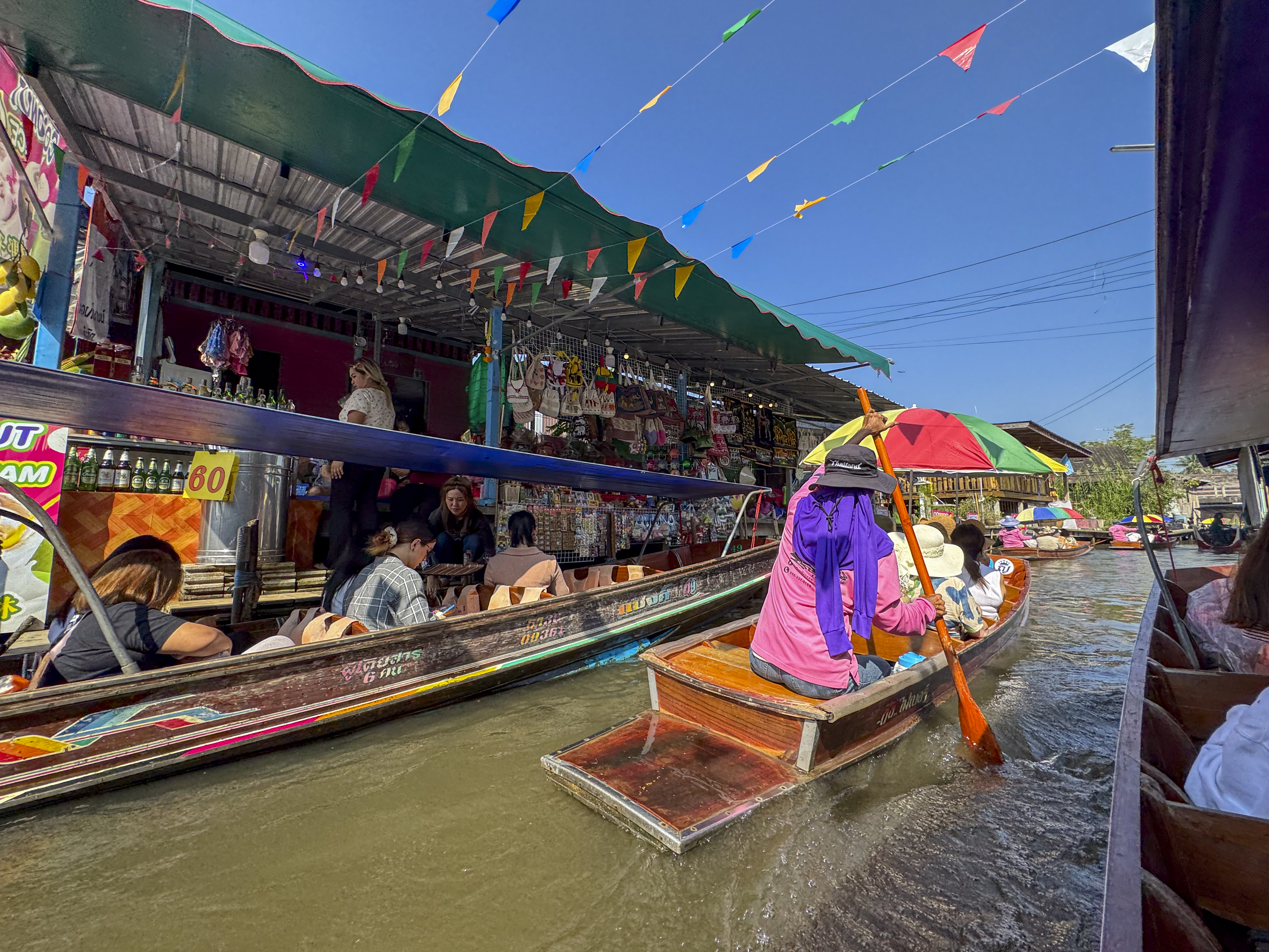 Hatyai Thailand floating market - 2 day 1 night tour package with bus transportation and hotel
